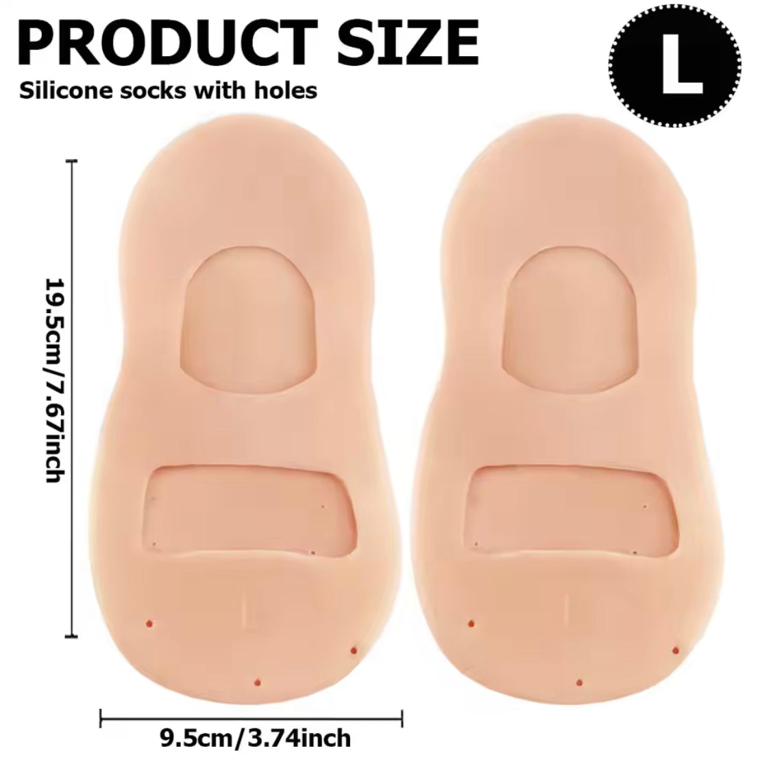 Heel Protector Gel Socks, Anti Crack Foot Spa Socks, Moisturizing Silicone Socks, Foot Care Gel Socks