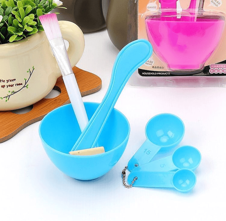 Set Of 6 Facial Bowl Set, DIY Mixing Bowl, Beauty Tool, Skin Care Accessory, Silicone Cosmetic Facial Skin Care Tool