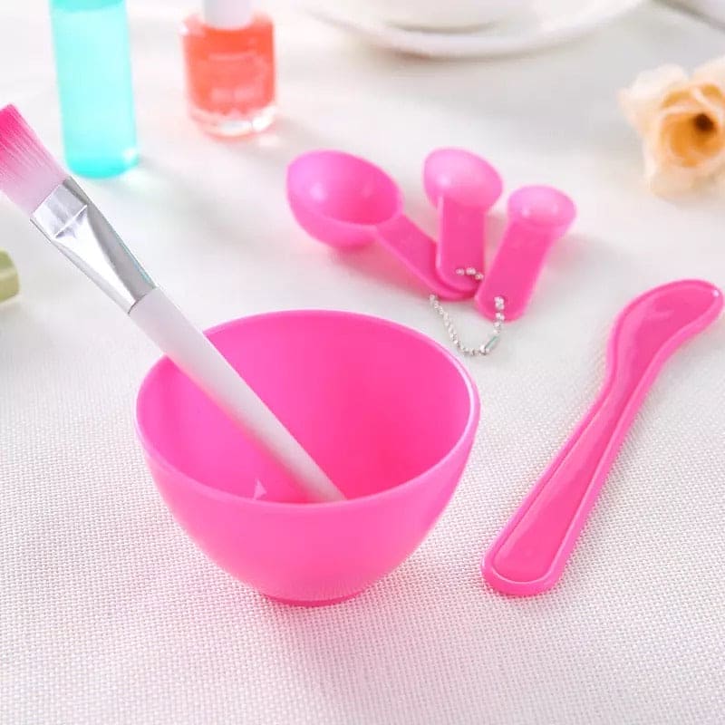 Set Of 6 Facial Bowl Set, DIY Mixing Bowl, Beauty Tool, Skin Care Accessory, Silicone Cosmetic Facial Skin Care Tool
