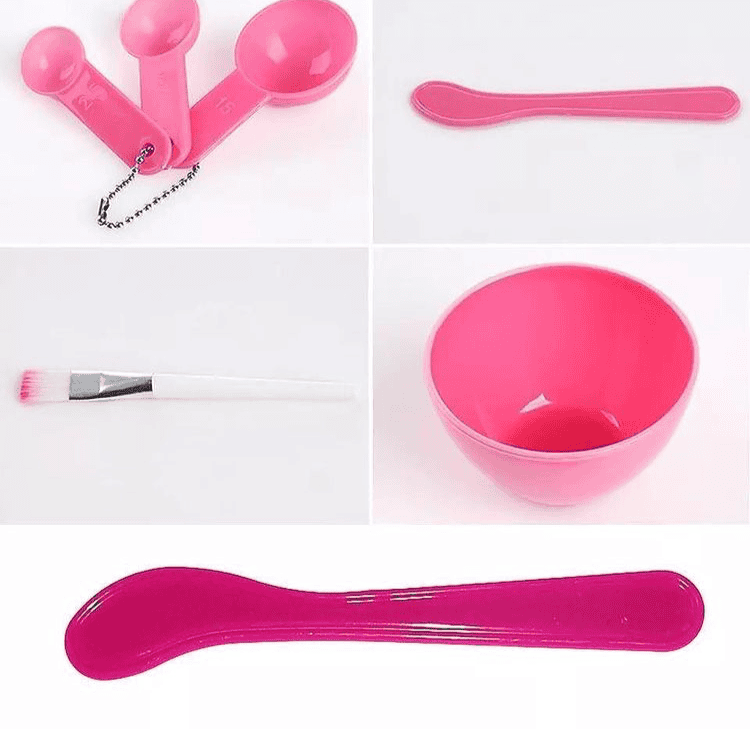 Set Of 6 Facial Bowl Set, DIY Mixing Bowl, Beauty Tool, Skin Care Accessory, Silicone Cosmetic Facial Skin Care Tool