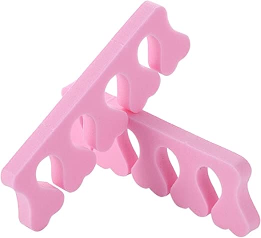 Set Of 2 Finger Toe Separator, Manicure Pedicure Gel Divider, Finger Dividers Separators, Finger Foot Sponge Soft Gel, Portable Finger Spacer, Soft Foam Sponge Spacer, Toe Nail Separator